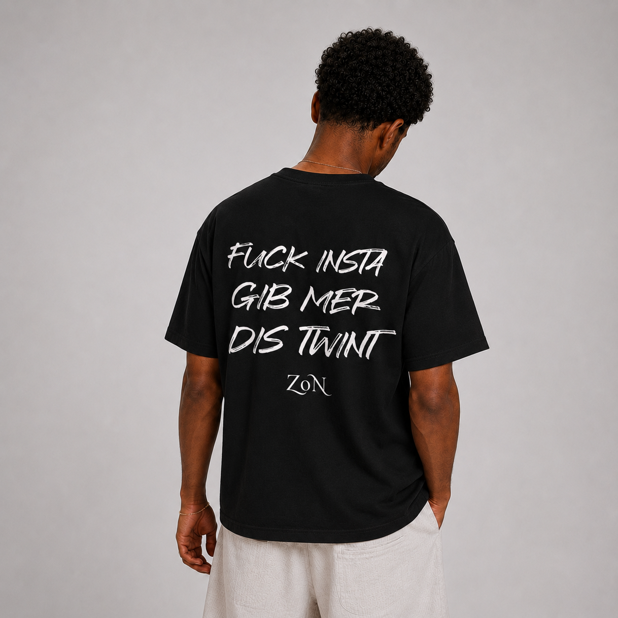 F Insta gib mer dis Twint - Streetwear T-Shirt