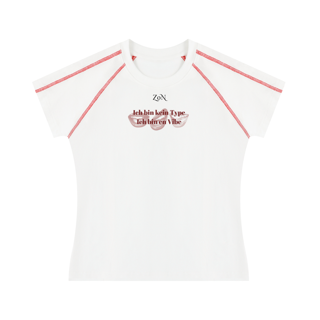 Women's Contrast Stitch Raglan T-Shirt