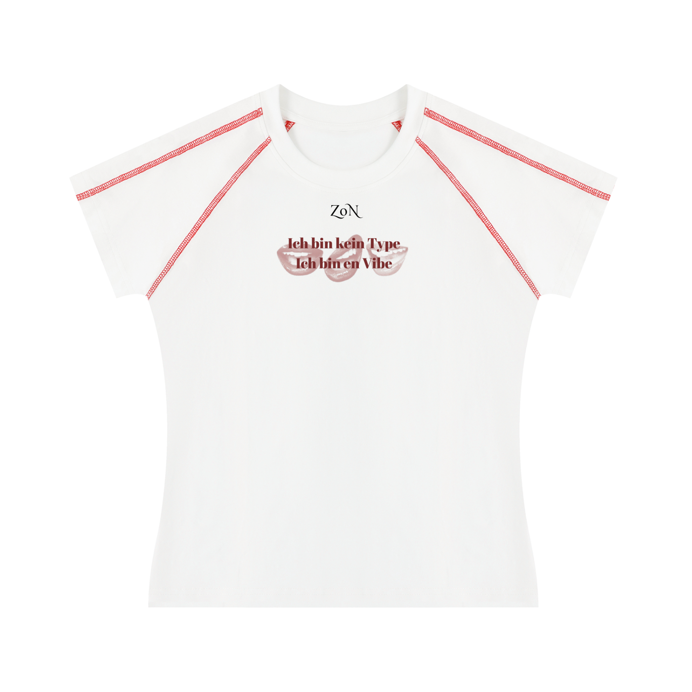 Women's Contrast Stitch Raglan T-Shirt