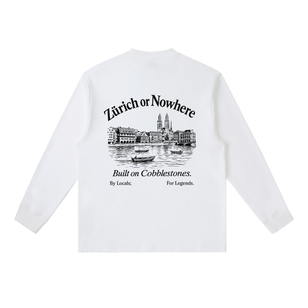 Built on Cobblestone Long-Sleeve T-Shirt
