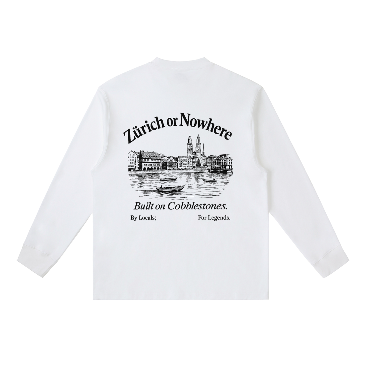 Built on Cobblestone Long-Sleeve T-Shirt