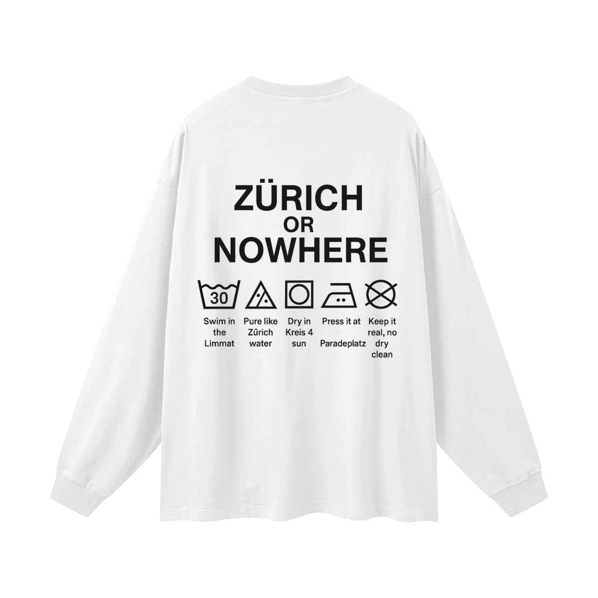 Carelabel Long-Sleeve T-Shirt - ZoN