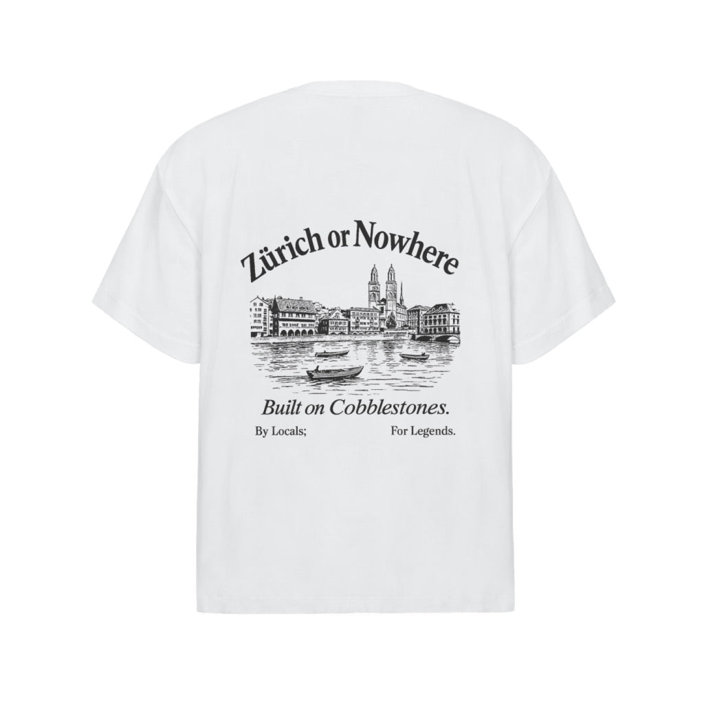 Cobblestone Classic Unisex Baumwoll T-Shirt für den Sommer T-shirt - ZoN
