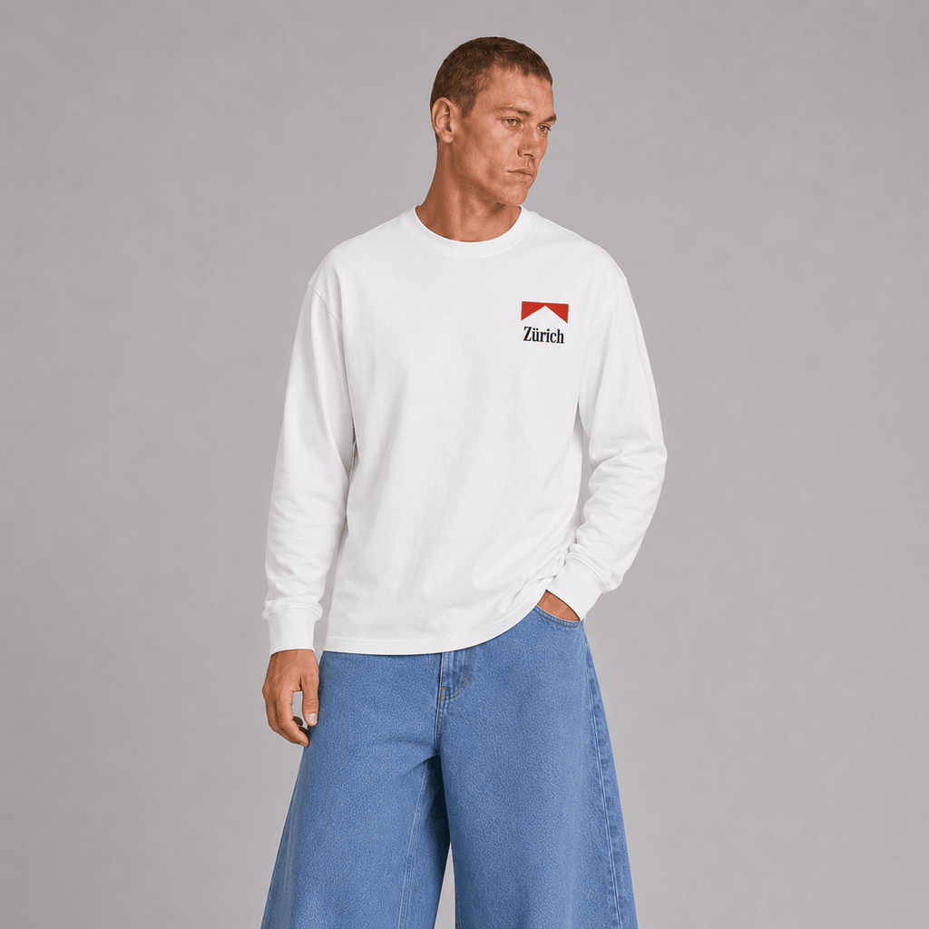 Marlboro Züri Longsleeve T-Shirt - 100% Baumwolle - ZoN