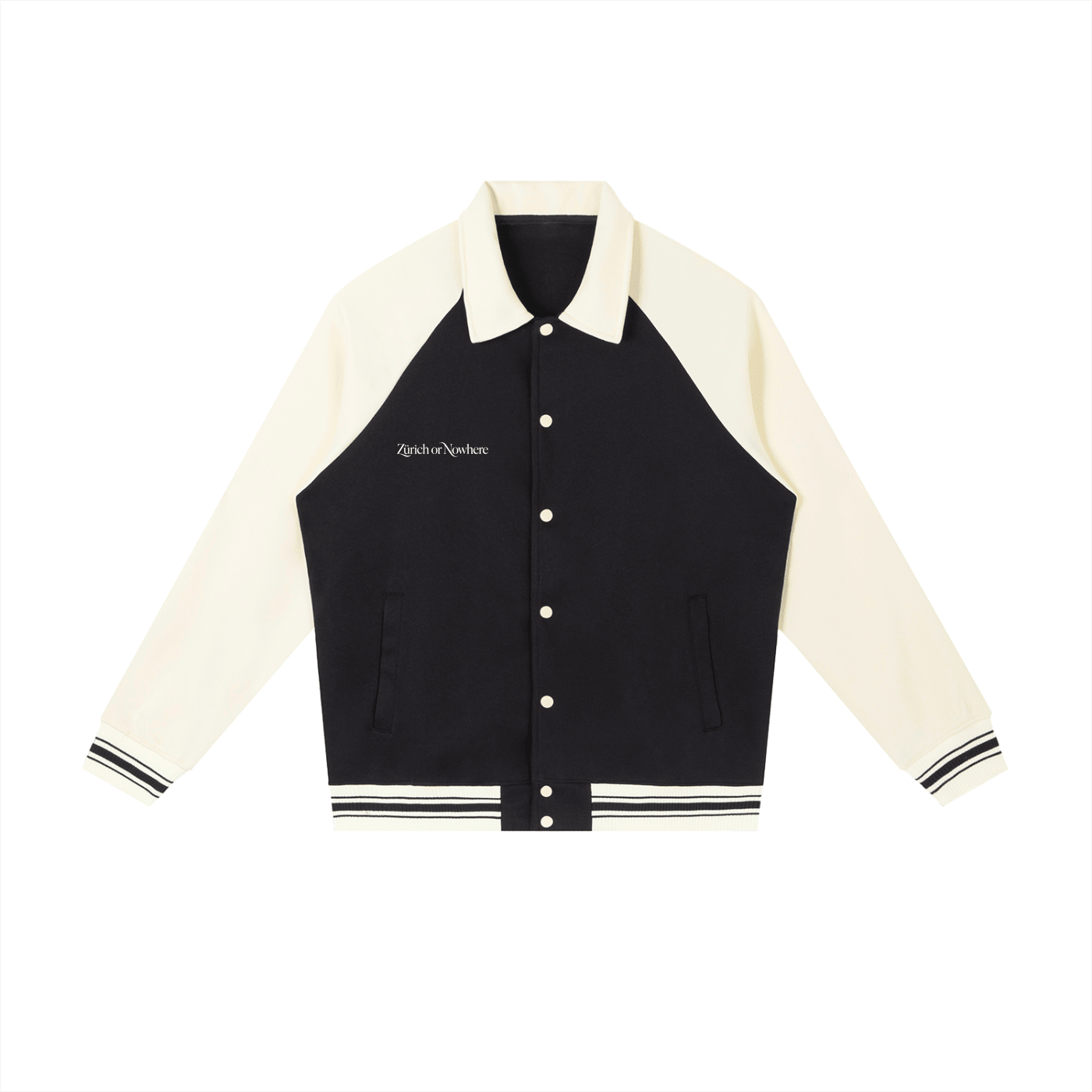Oversized Varsity Bomber Baseball Jacke Zürich Hauptbahnhof – Heavyweight 380gsm | Jacke - ZoN