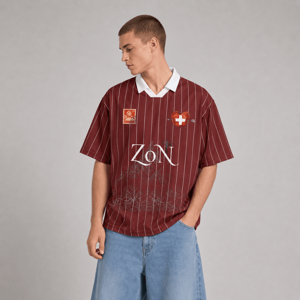 Schweizer Trikot WM 2026 - Unisex Collared Soccer Jersey - ZoN