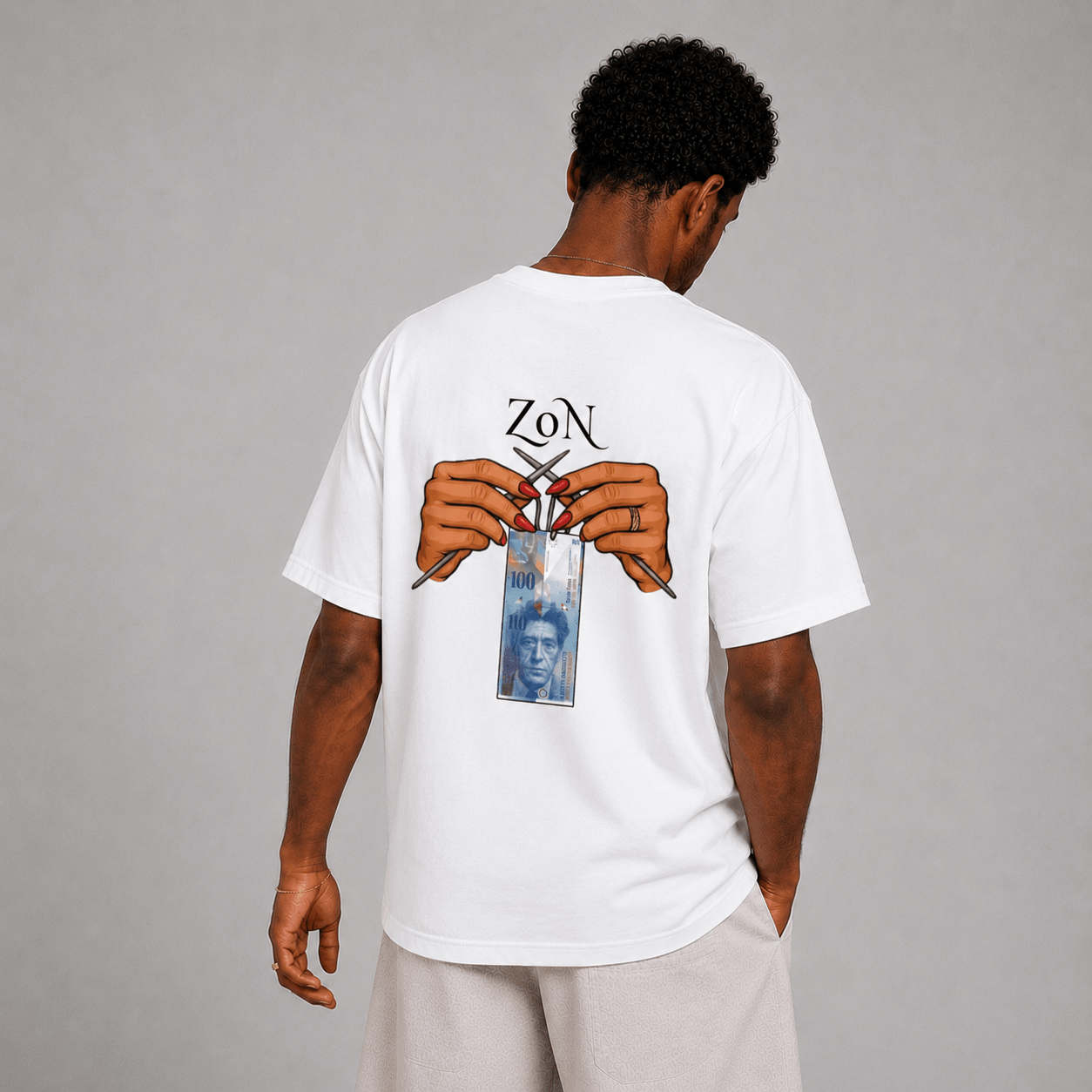 Sommerliches Oversized Baumwoll T-Shirt unisex für Streetwear Look - ZoN