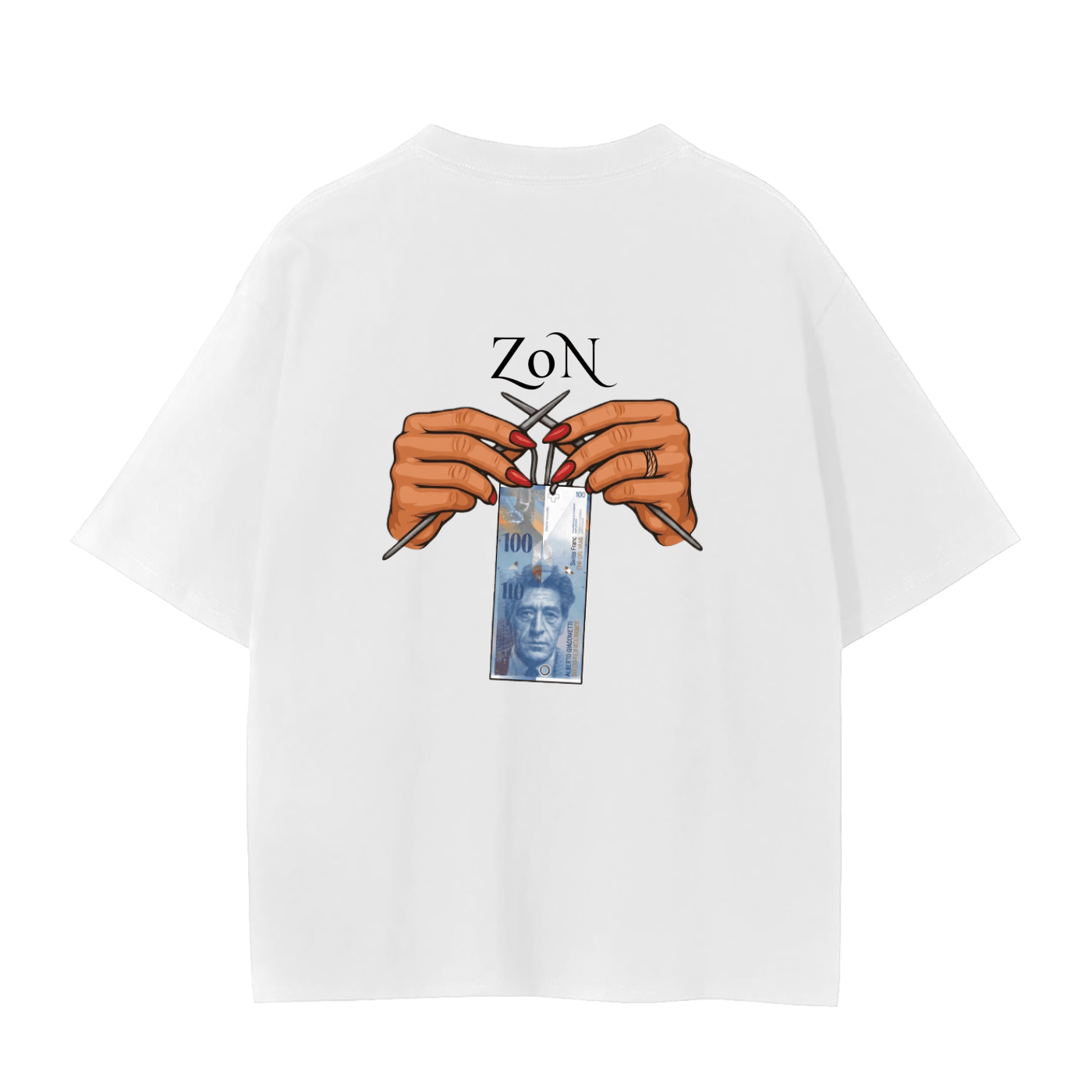 Sommerliches Oversized Baumwoll T-Shirt unisex für Streetwear Look - ZoN
