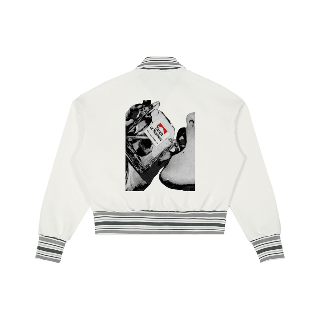 Striped Rib Collar Zip Jacket - ZoN