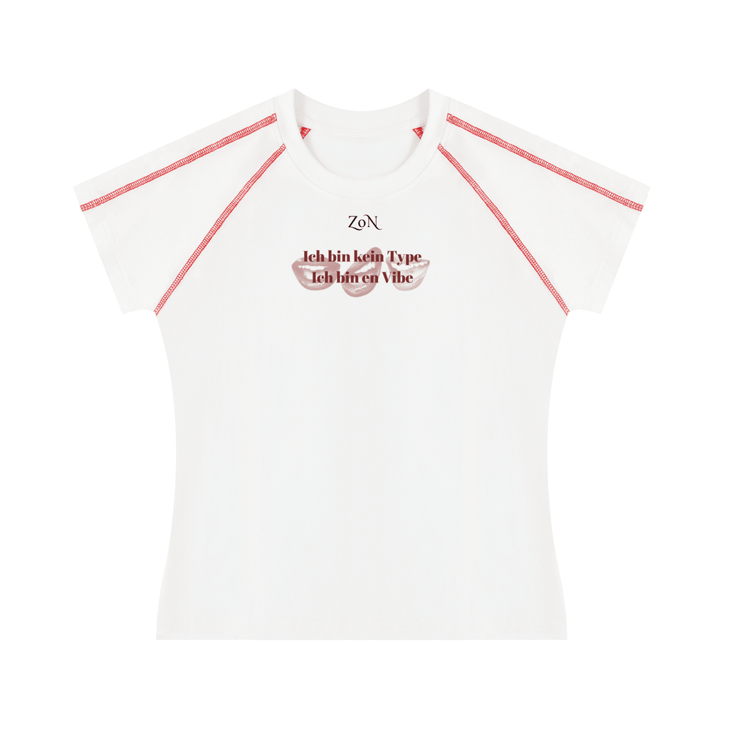 Women's Contrast Stitch Raglan T-Shirt - ZoN
