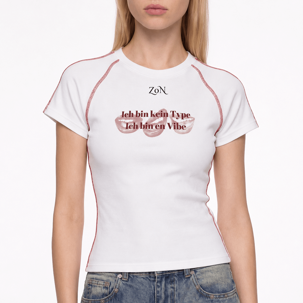 Women's Contrast Stitch Raglan T-Shirt - ZoN