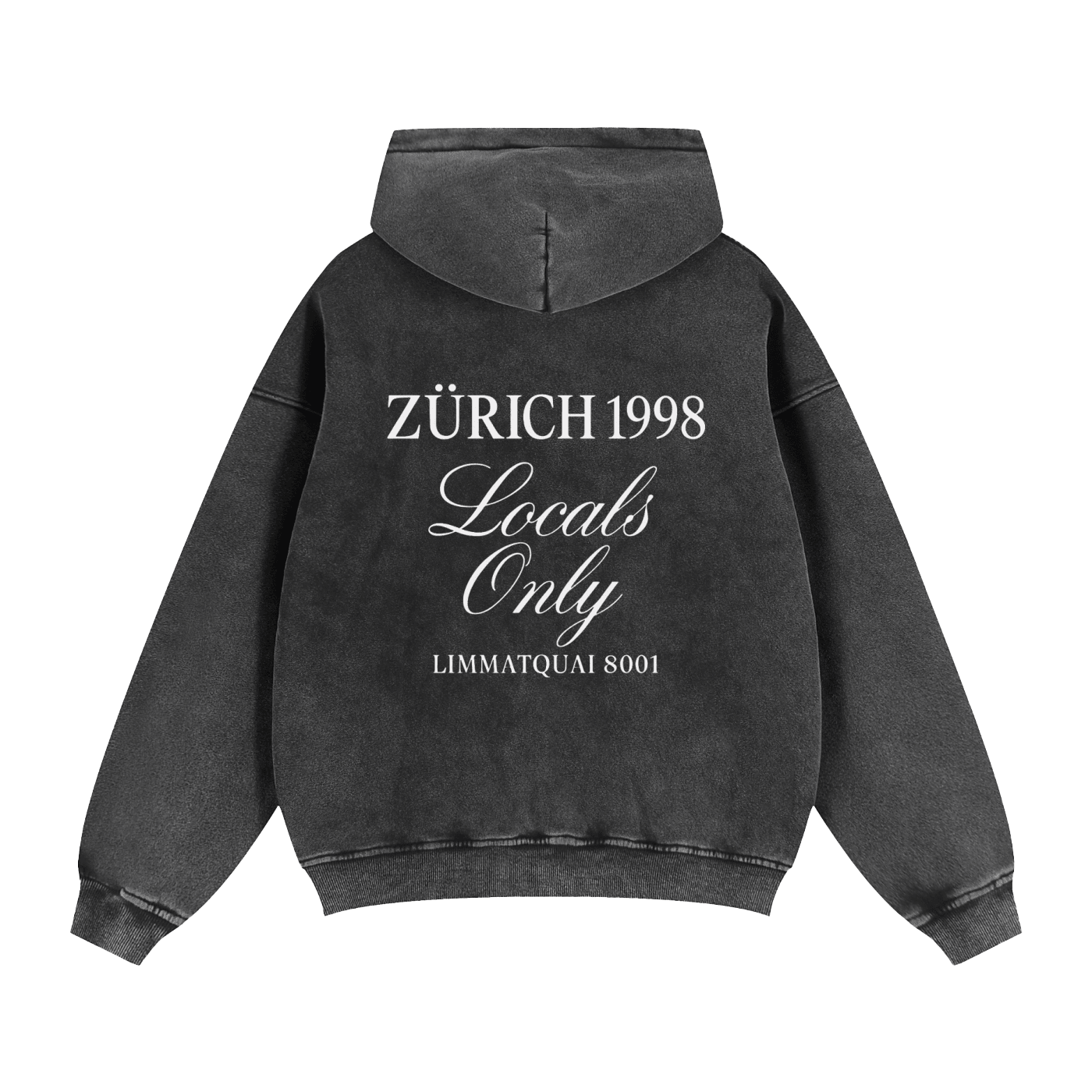 Zip-Through Boxy Hoodie - ZoN