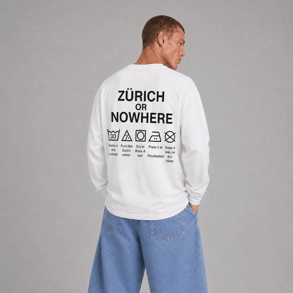 Zürich Care Label Longsleeve - 100% Baumwolle - ZoN
