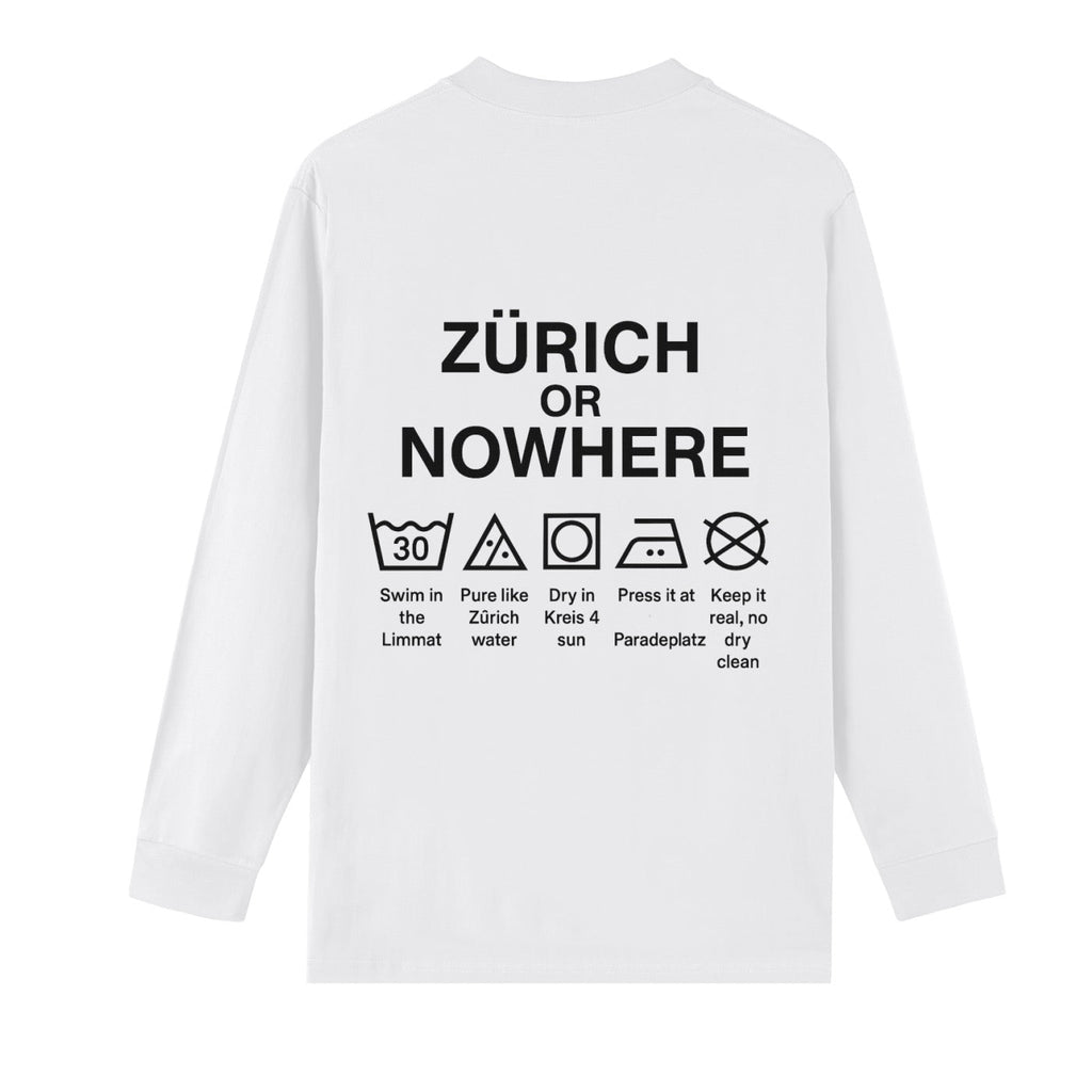 Zürich Care Label Longsleeve - 100% Baumwolle - ZoN
