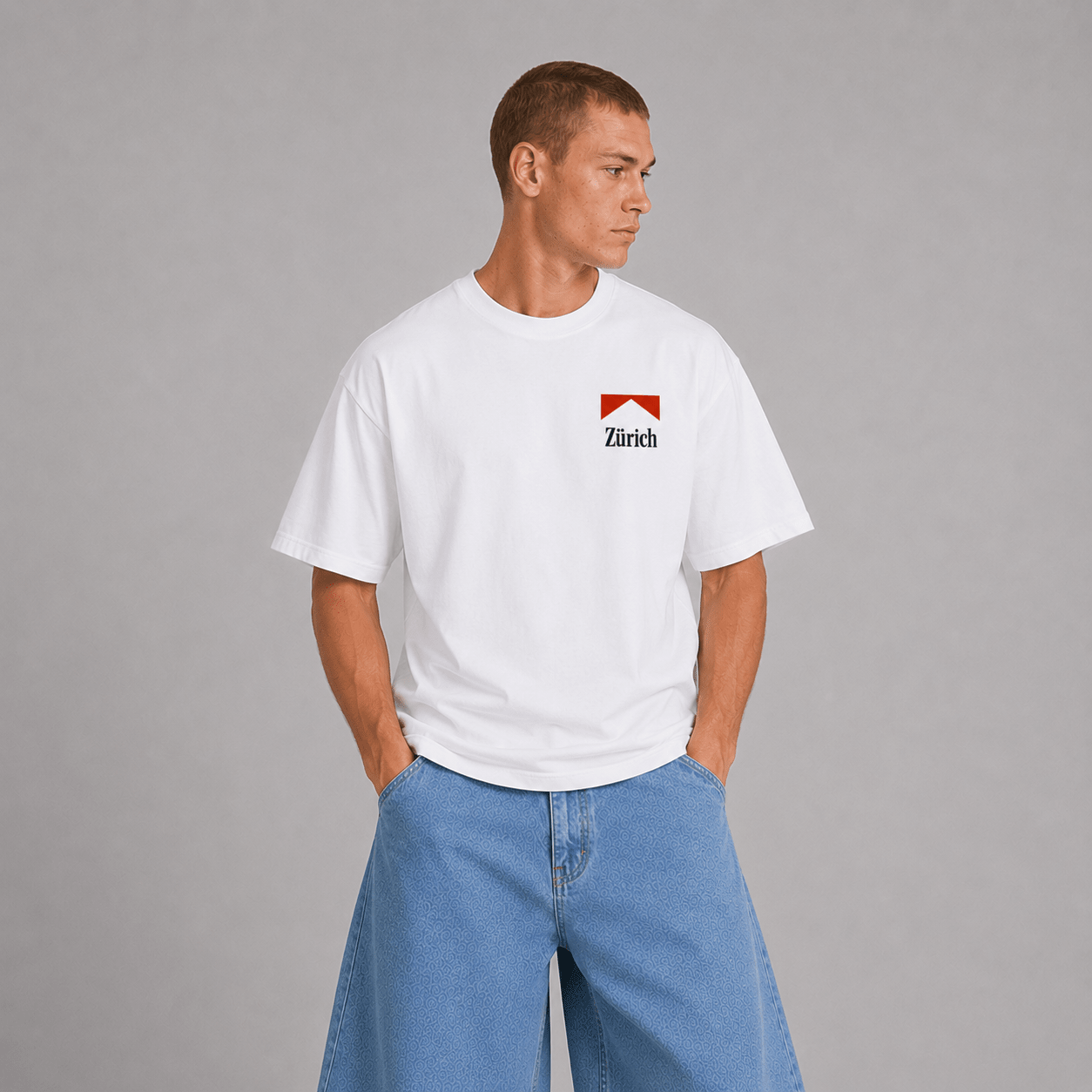 Zürich Unisex Streetwear T-Shirt: Oversized Baumwoll T-Shirt T-shirt - ZoN