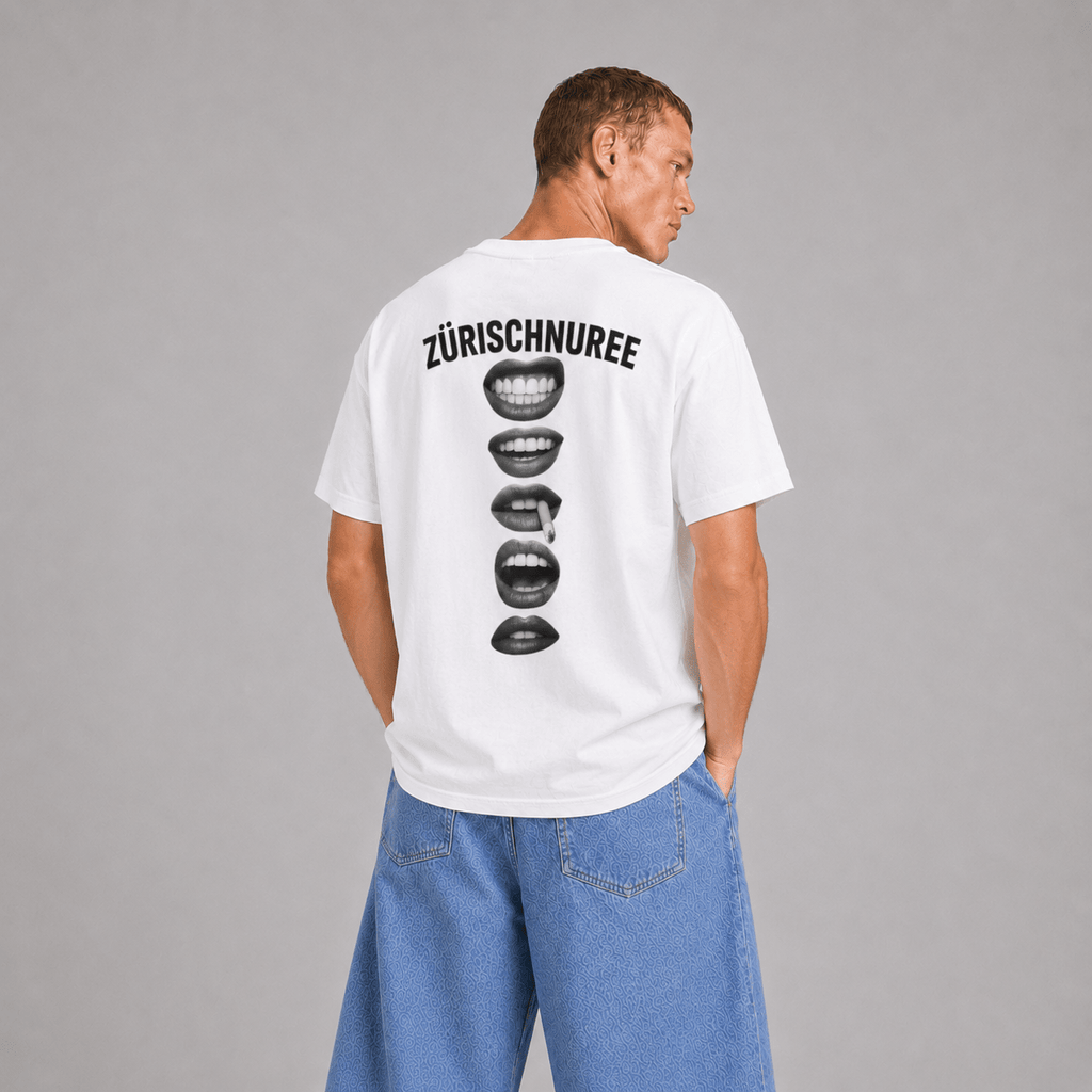 Zürischnuree - Zürich Streetwear: Baumwoll-Oversize-Shirt T-shirt - ZoN